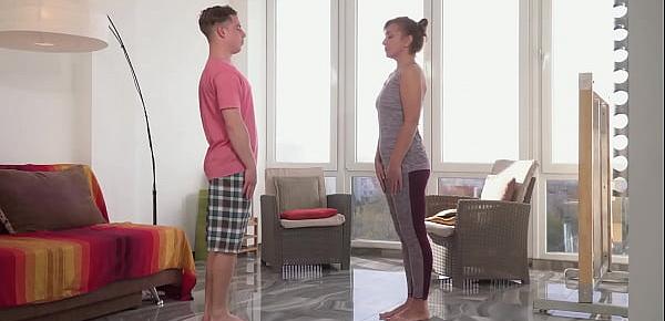  mom gets deep fucked by yoga instructor